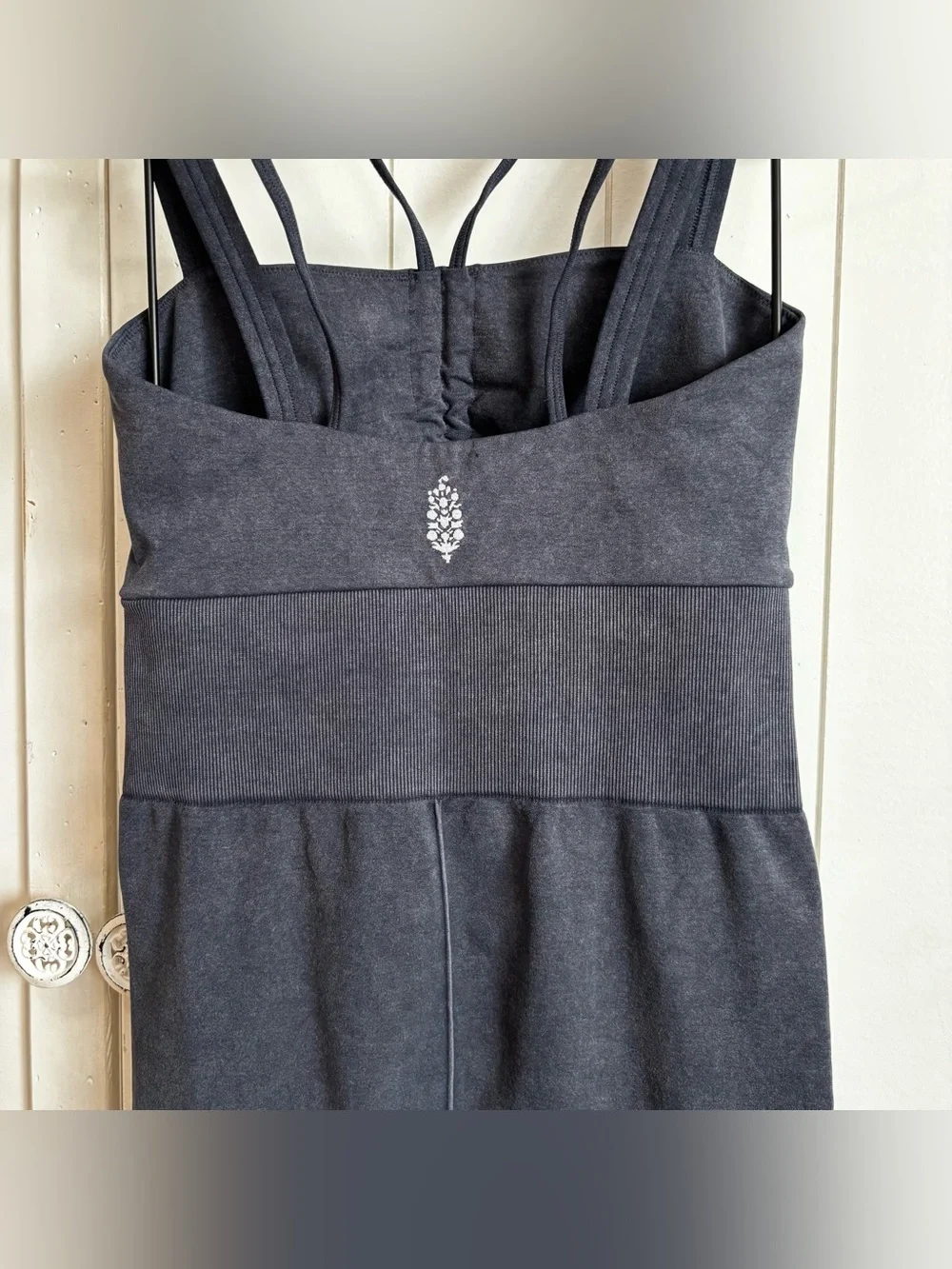 Free People Movement Good Karma Cutout Jumpsuit Black XS/S NWOT